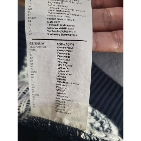 Numskull Star Wars XXL Ugly Christmas Sweater X Wing vs Tie Fighter Fair Isle Bl - Picture 8 of 8